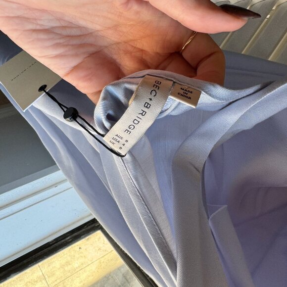 Bec & Bridge Adore Halter Maxi Dress in Dusty Blue - Picture 6 of 9